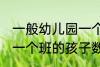 一般幼儿园一个班有几个孩子 幼儿园一个班的孩子数量