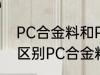 PC合金料和PC胶料有什么区别 如何区别PC合金料和PC胶料