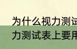 为什么视力测试表上要用E字 为何视力测试表上要用E字