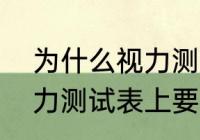 为什么视力测试表上要用E字 为何视力测试表上要用E字