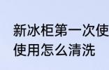 新冰柜第一次使用清洗 新冰箱第一次使用怎么清洗