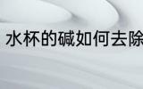 水杯的碱如何去除 水杯的碱怎么去除