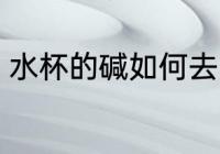 水杯的碱如何去除 水杯的碱怎么去除