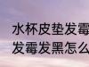 水杯皮垫发霉发黑怎么处理 水杯皮垫发霉发黑怎么办