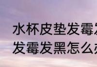 水杯皮垫发霉发黑怎么处理 水杯皮垫发霉发黑怎么办