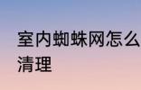 室内蜘蛛网怎么清理 室内蜘蛛网如何清理