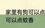 家里有狗可以点蚊香吗 家里有狗可不可以点蚊香