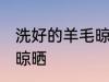洗好的羊毛晾晒方法 洗好的羊毛如何晾晒