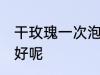 干玫瑰一次泡几朵 干玫瑰一次泡几朵好呢