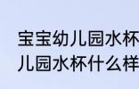 宝宝幼儿园水杯哪种的最实用 宝宝幼儿园水杯什么样的好