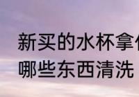新买的水杯拿什么清洗 新买的水杯拿哪些东西清洗